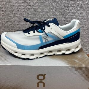 On Running Cloudvista 2 Cream Horizon White Blue 3ME30113168 Men's Size 11.5